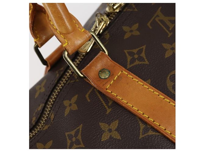 LOUIS VUITTON Borsa Boston Monogram Keepall 55 M41424 LV Auth BA7412 Monogramma - vista 17