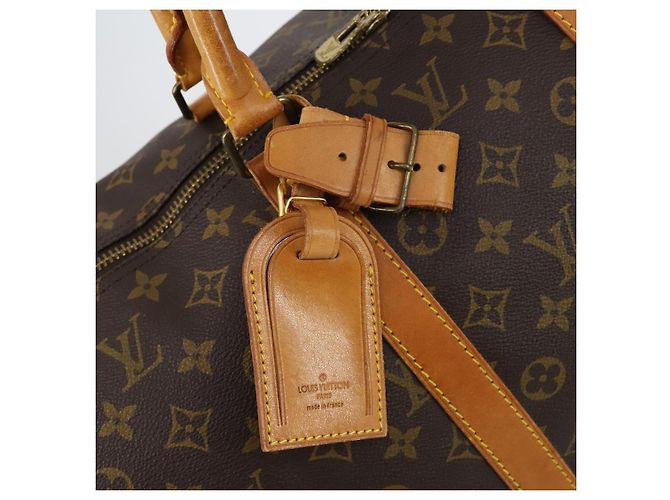 LOUIS VUITTON Borsa Boston Monogram Keepall 55 M41424 LV Auth BA7412 Monogramma - vista 19
