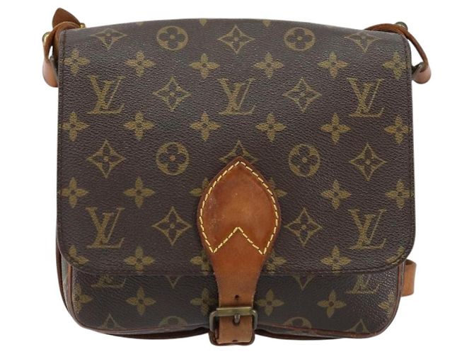 LOUIS VUITTON Borsa a Spalla Monogram Cartouchiere MM M51253 LV Auth BA8293 Monogramma - vista 13