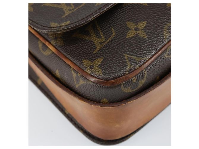 LOUIS VUITTON Borsa a Spalla Monogram Cartouchiere MM M51253 LV Auth BA8293 Monogramma - vista 15