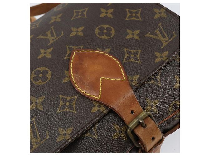 LOUIS VUITTON Borsa a Spalla Monogram Cartouchiere MM M51253 LV Auth BA8293 Monogramma - vista 18