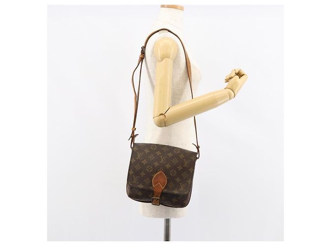 LOUIS VUITTON Borsa a Spalla Monogram Cartouchiere MM M51253 LV Auth BA8293 Monogramma - vista 25