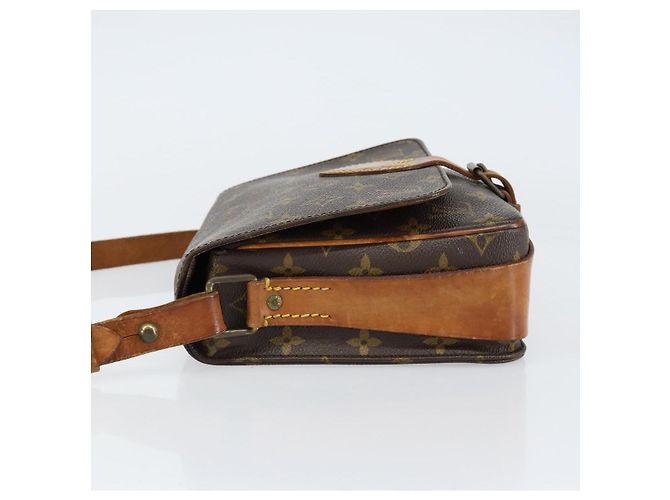 LOUIS VUITTON Borsa a Spalla Monogram Cartouchiere MM M51253 LV Auth BA8293 Monogramma - vista 4