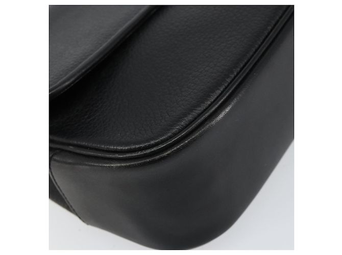 Autre Marque Borsa a mano Burberrys in pelle nera e oro Auth BA8234 Nero D'oro - vista 14