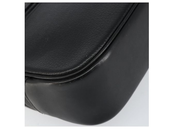 Autre Marque Borsa a mano Burberrys in pelle nera e oro Auth BA8234 Nero D'oro - vista 16