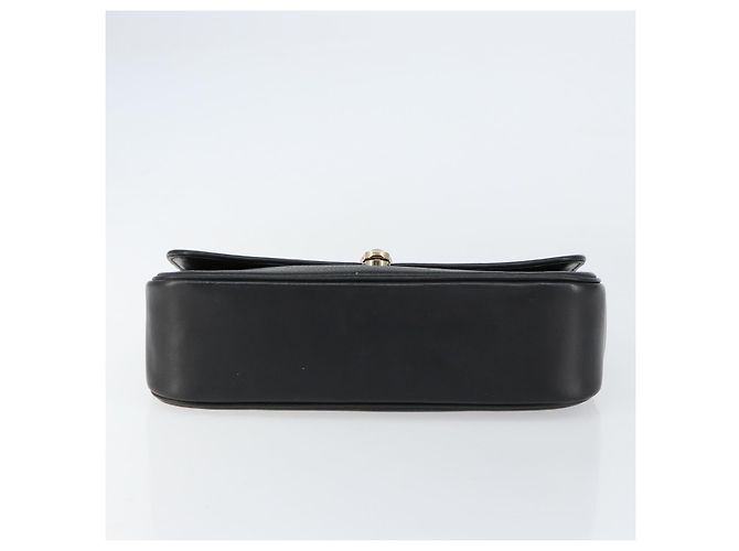 Autre Marque Borsa a mano Burberrys in pelle nera e oro Auth BA8234 Nero D'oro - vista 5