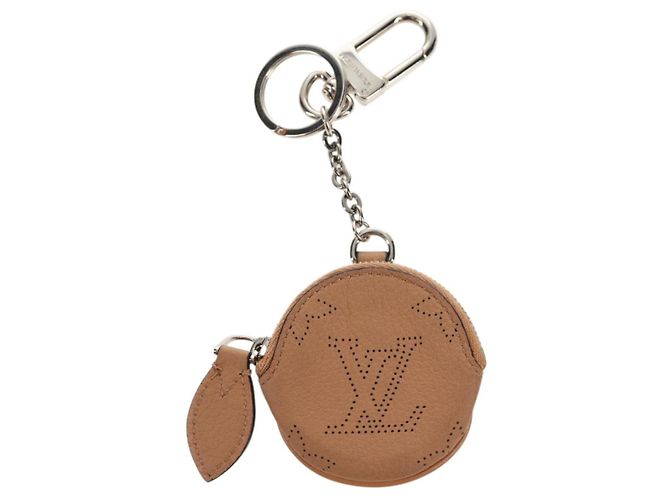 LOUIS VUITTON Mahina Portachiavi Modalità Volo Pouch Charm M00542 LV Auth 154957M Beige - vista 13