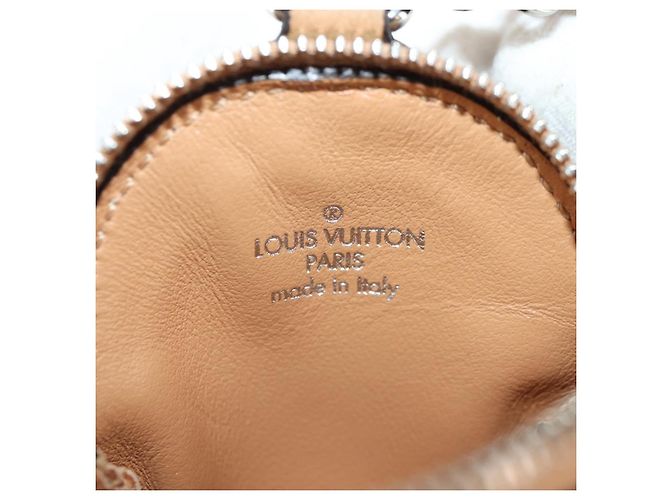 LOUIS VUITTON Mahina Portachiavi Modalità Volo Pouch Charm M00542 LV Auth 154957M Beige - vista 16