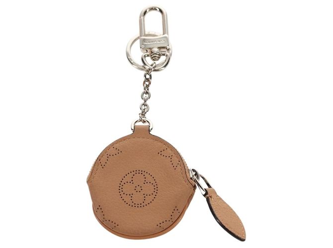 LOUIS VUITTON Mahina Portachiavi Modalità Volo Pouch Charm M00542 LV Auth 154957M Beige - vista 6