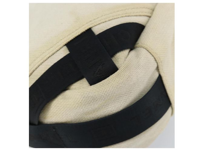 Borsa a Spalla CHANEL Sports COCO Mark in Tela Beige Argento CC Auth ar13844 - vista 13