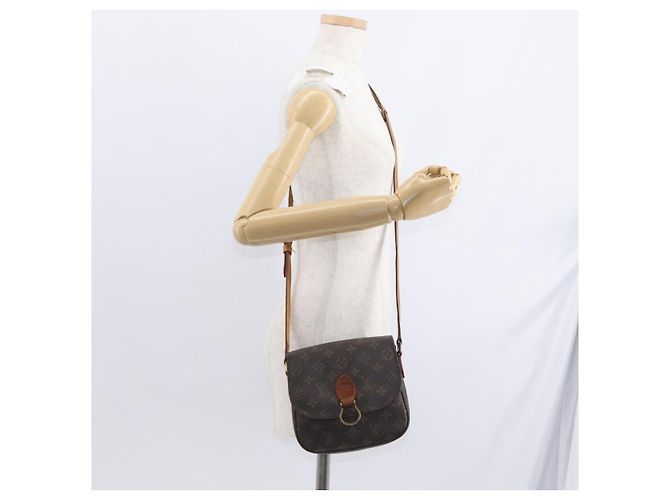 LOUIS VUITTON Borsa a Spalla Monogram Saint Cloud MM M51243 LV Auth BA7580 Monogramma - vista 27