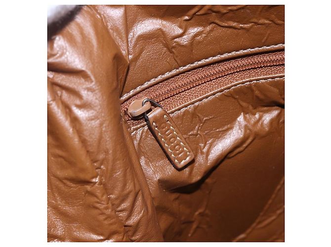 Gucci GG Canvas Web Sherry Line Handtasche Sonderedition Beige Gold Auth mr1598 Golden - Ansicht 17