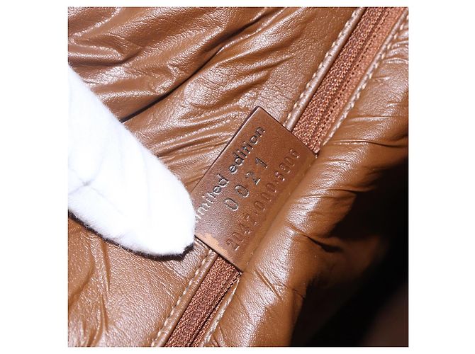 Gucci GG Canvas Web Sherry Line Handtasche Sonderedition Beige Gold Auth mr1598 Golden - Ansicht 22