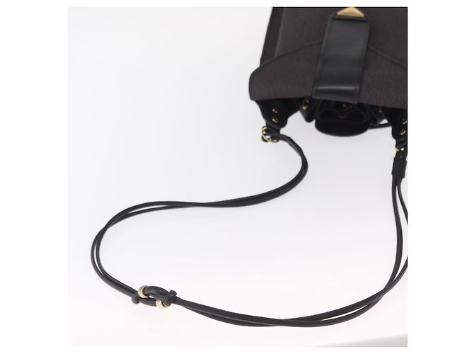 Saint Laurent Borsa a Spalla in PVC Pelle Grigia Oro Auth bs31404 Marrone D'oro - vista 7