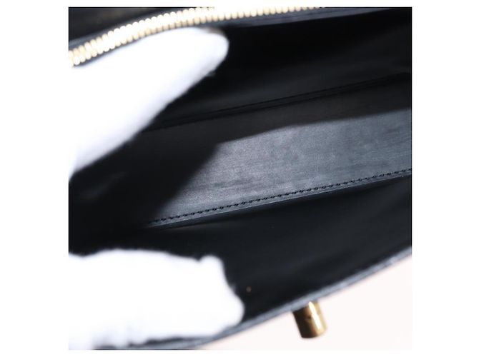 LOUIS VUITTON Borsa a Mano Epi Malesherbes Nera M52372 LV Auth ka424 Nero - vista 10