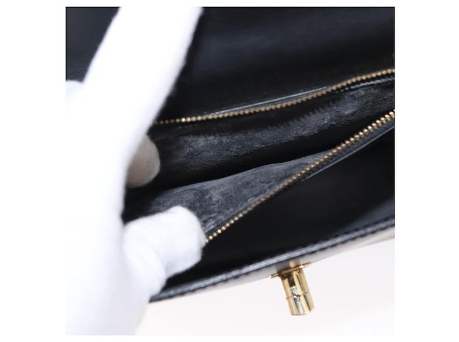 LOUIS VUITTON Borsa a Mano Epi Malesherbes Nera M52372 LV Auth ka424 Nero - vista 11