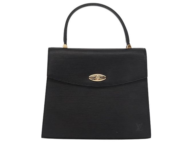 LOUIS VUITTON Borsa a Mano Epi Malesherbes Nera M52372 LV Auth ka424 Nero - vista 13