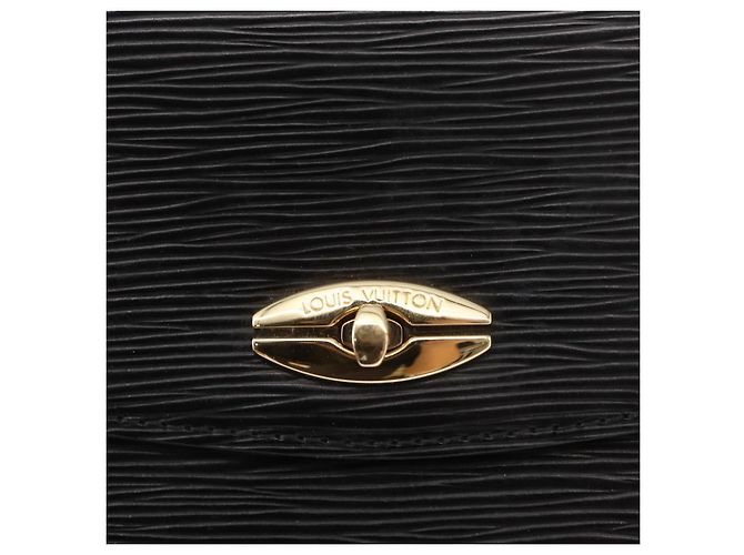LOUIS VUITTON Borsa a Mano Epi Malesherbes Nera M52372 LV Auth ka424 Nero - vista 17