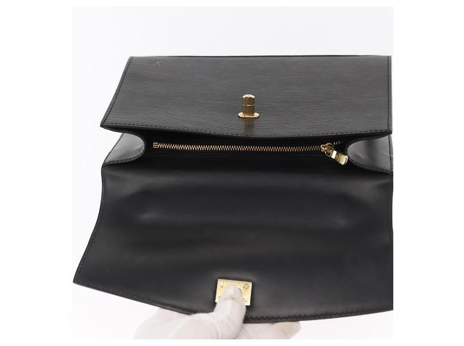 LOUIS VUITTON Borsa a Mano Epi Malesherbes Nera M52372 LV Auth ka424 Nero - vista 18