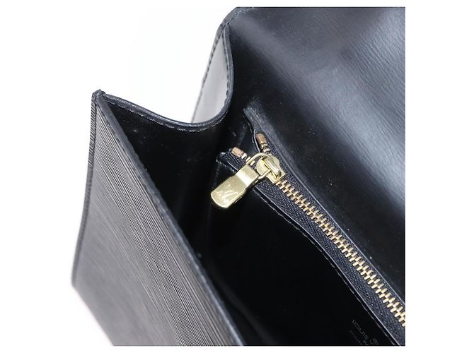 LOUIS VUITTON Borsa a Mano Epi Malesherbes Nera M52372 LV Auth ka424 Nero - vista 22