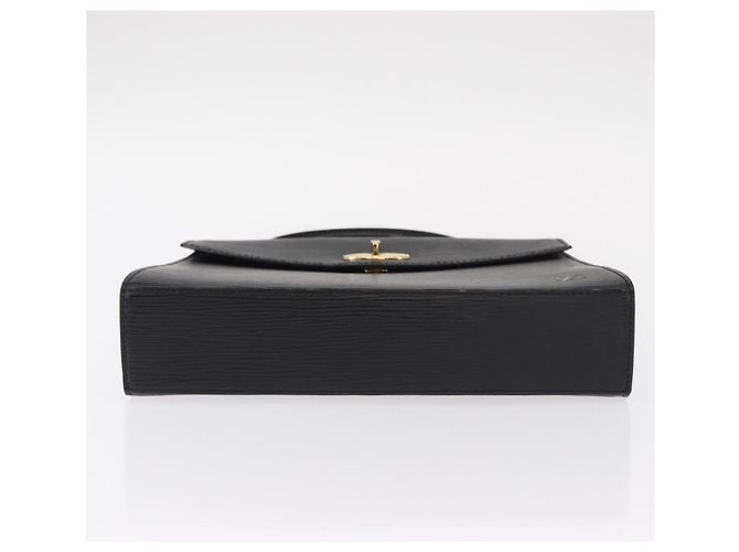 LOUIS VUITTON Borsa a Mano Epi Malesherbes Nera M52372 LV Auth ka424 Nero - vista 5