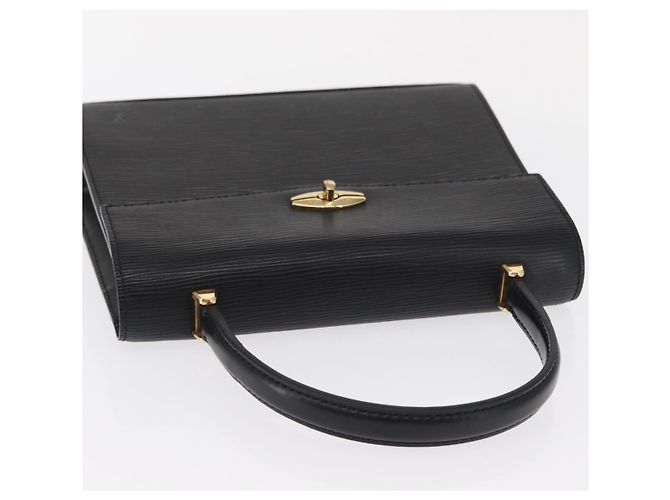 LOUIS VUITTON Borsa a Mano Epi Malesherbes Nera M52372 LV Auth ka424 Nero - vista 6