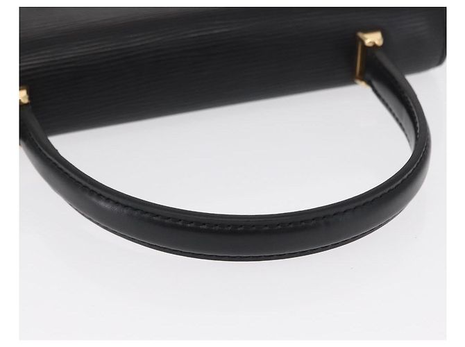 LOUIS VUITTON Borsa a Mano Epi Malesherbes Nera M52372 LV Auth ka424 Nero - vista 7