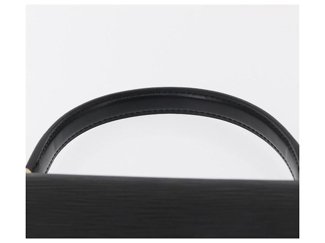 LOUIS VUITTON Borsa a Mano Epi Malesherbes Nera M52372 LV Auth ka424 Nero - vista 8