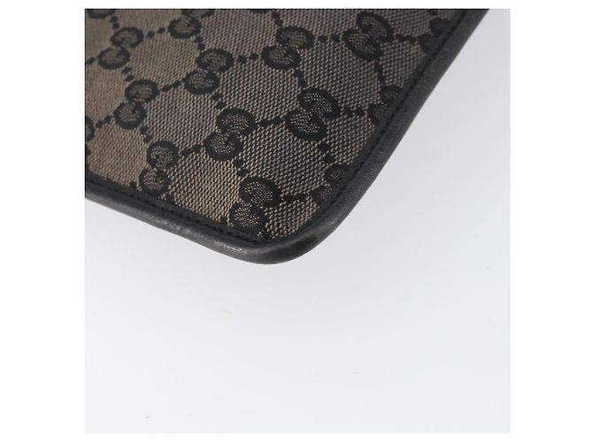 Borsa a Spalla GG Canvas Gucci Marrone Argento 019 0348 Auth 153116 - vista 11
