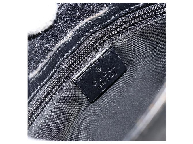 Borsa a Spalla GG Canvas Gucci Marrone Argento 019 0348 Auth 153116 - vista 15