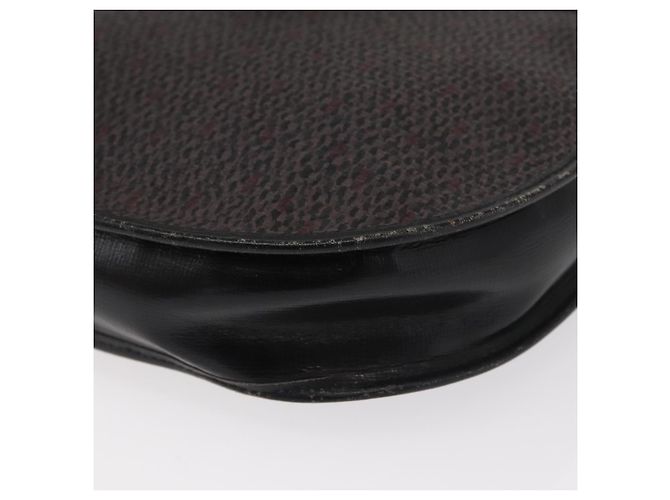 Saint Laurent Borsa a spalla in tela nera e oro Auth 151616 Nero D'oro - vista 11