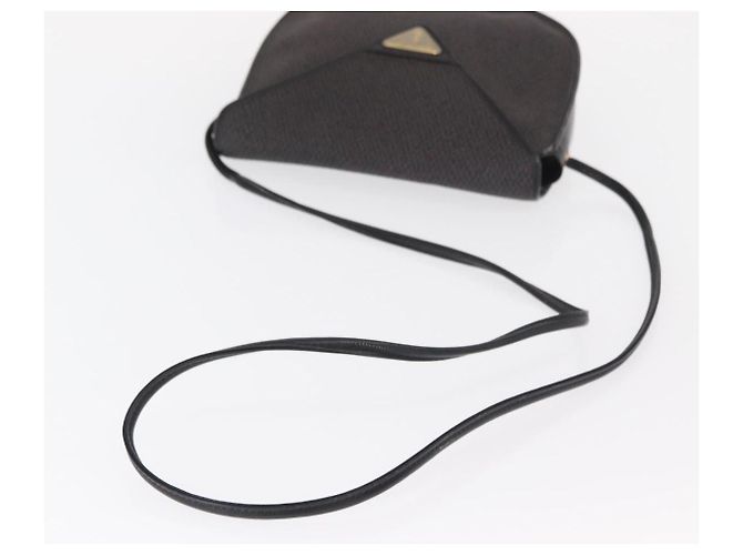 Saint Laurent Borsa a spalla in tela nera e oro Auth 151616 Nero D'oro - vista 7