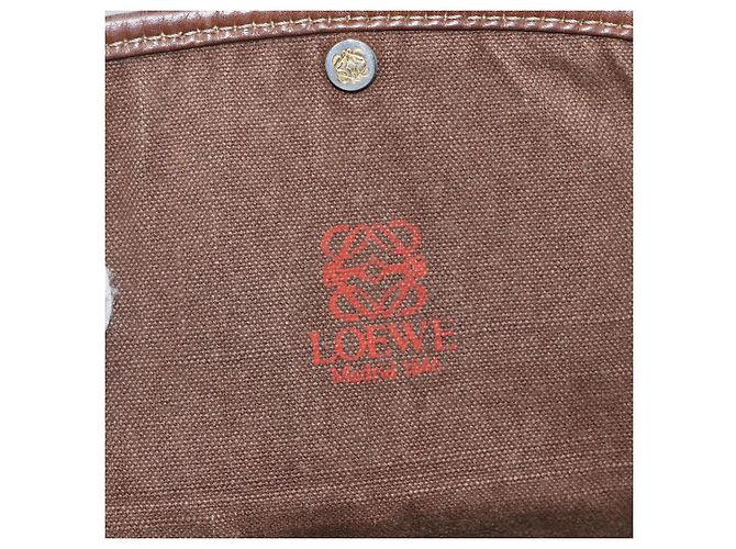 LOEWE Borsa a Spalla Anagram Pelle Beige Oro Auth 151706 D'oro - vista 10