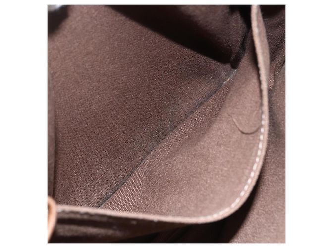 LOEWE Borsa a Spalla Anagram Pelle Beige Oro Auth 151706 D'oro - vista 12