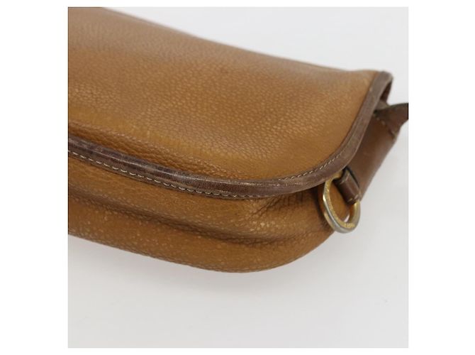 LOEWE Borsa a Spalla Anagram Pelle Beige Oro Auth 151706 D'oro - vista 15