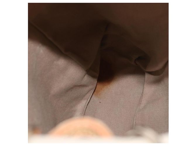 Zaino LOEWE in tela e pelle beige oro Auth BA8695 D'oro - vista 11