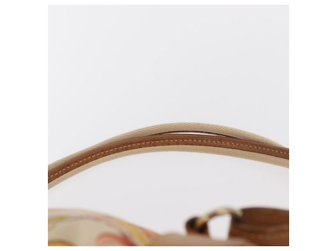 Zaino LOEWE in tela e pelle beige oro Auth BA8695 D'oro - vista 14