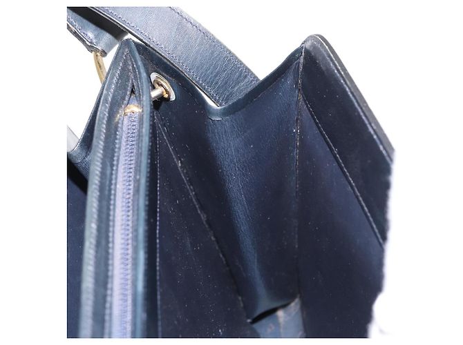 Christian Dior Schultertasche aus Leder Schwarz Gold Auth ka900 Golden - Ansicht 22