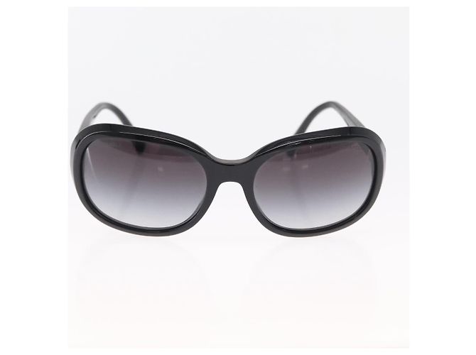 Gafas de sol CHANEL de plástico Negro CC Auth ka958 - vista 2