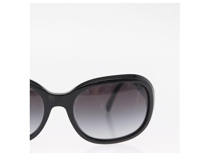 Gafas de sol CHANEL de plástico Negro CC Auth ka958 - vista 5
