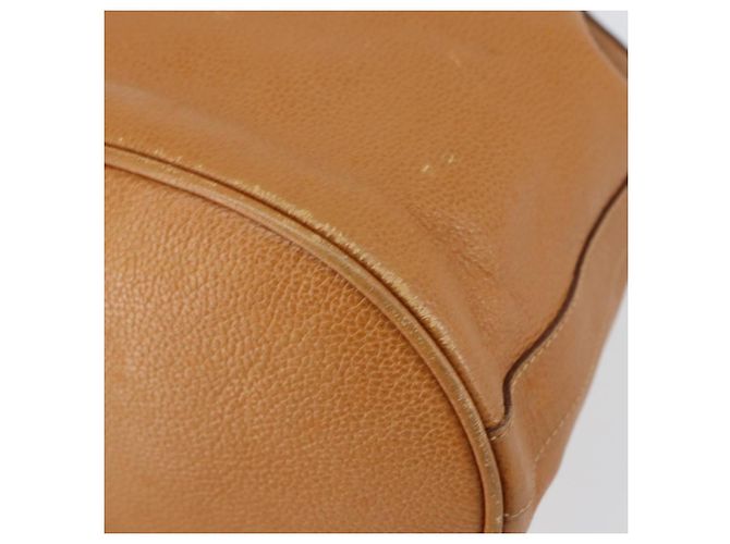 Gucci Borsa a Spalla in Pelle Marrone Oro Auth 151505 D'oro - vista 10