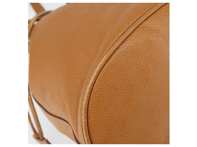 Gucci Borsa a Spalla in Pelle Marrone Oro Auth 151505 D'oro - vista 11