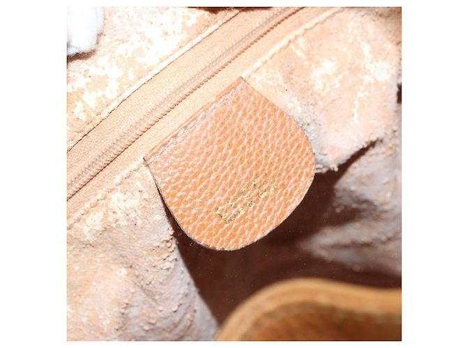 Gucci Borsa a Spalla in Pelle Marrone Oro Auth 151505 D'oro - vista 16