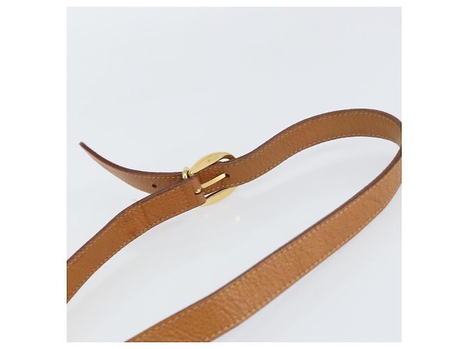 Gucci Borsa a Spalla in Pelle Marrone Oro Auth 151505 D'oro - vista 8