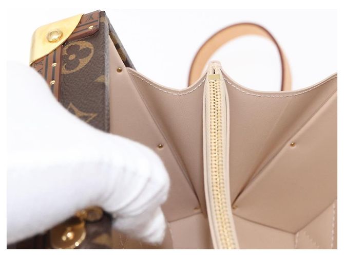 LOUIS VUITTON Borsa a Mano Monogram Petite Vallees 2way M20468 LV Auth 157427SM Monogramma - vista 28