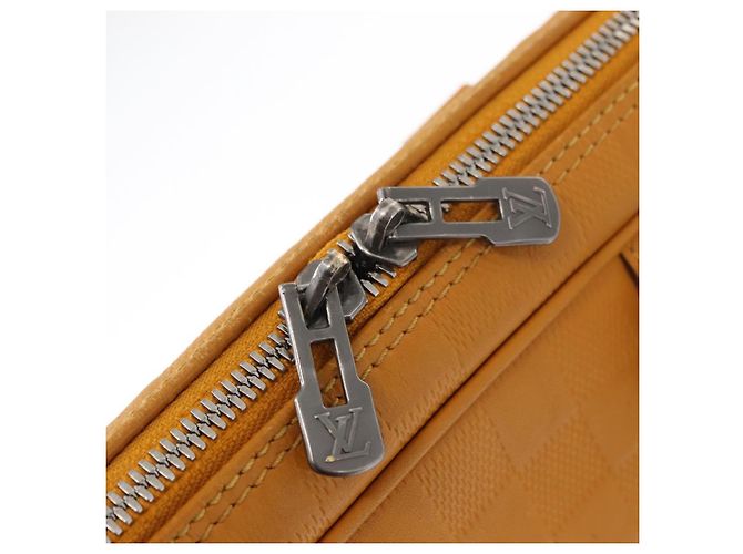 LOUIS VUITTON Borsa Porta Documenti da Viaggio Damier Infini Solar N41218 Auth 156542 - vista 10
