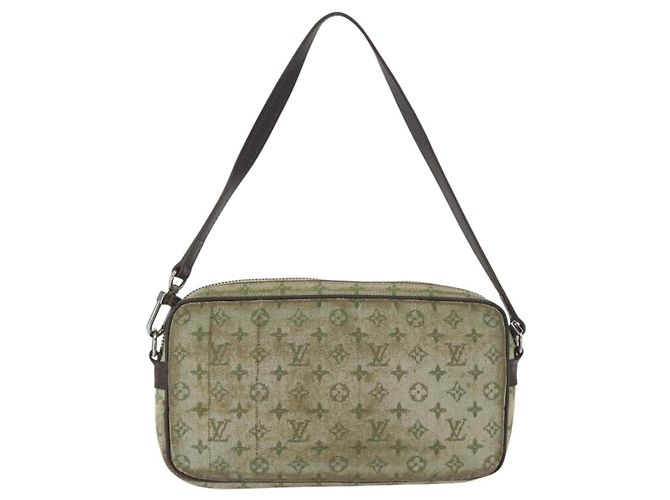 LOUIS VUITTON Mini Tale de Fe Pochette Accessorio Pouch Khaki M92274 Auth bs32023 Cachi - vista 2