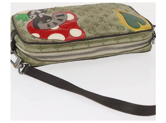LOUIS VUITTON Mini Tale de Fe Pochette Accessorio Pouch Khaki M92274 Auth bs32023 Cachi - vista 6
