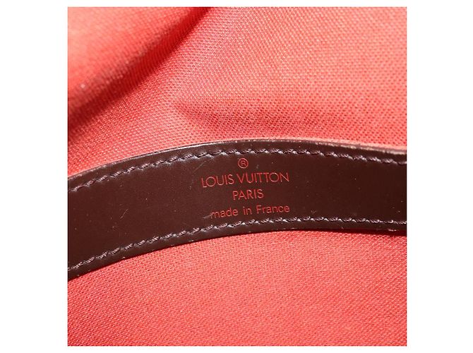 LOUIS VUITTON Borsa a Spalla Naviglio Damier Ebene N45255 LV Auth BA8745 - vista 20