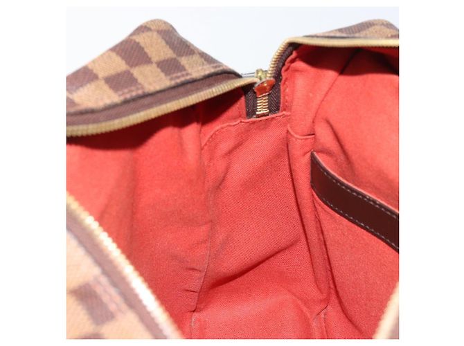 LOUIS VUITTON Borsa a Spalla Naviglio Damier Ebene N45255 LV Auth BA8745 - vista 22
